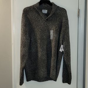 Old Navy Button V-neck Sweater, XXL, Gray